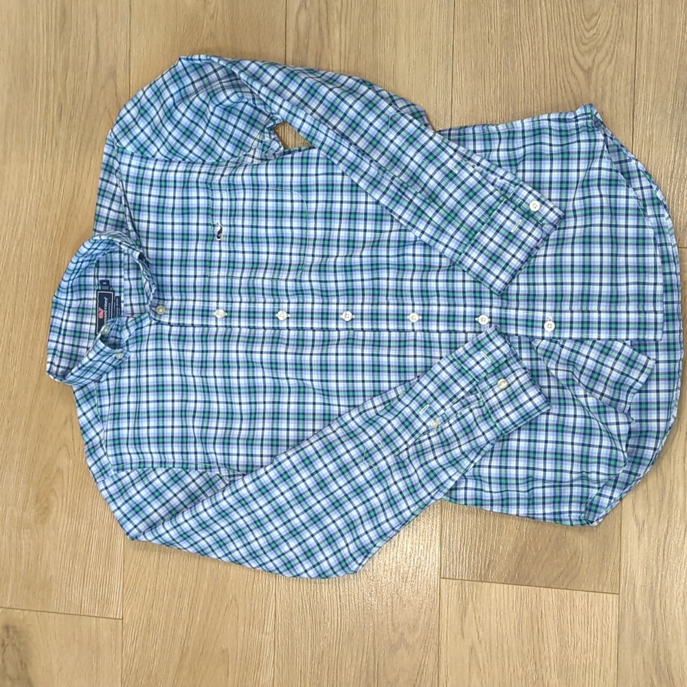 vineyard vines Performance Slim Tucker Shirt sz S